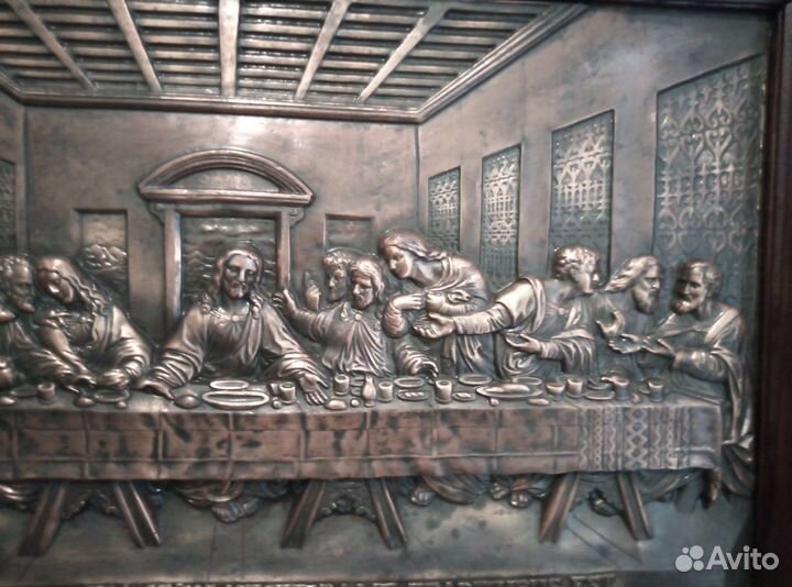 Медное панно 