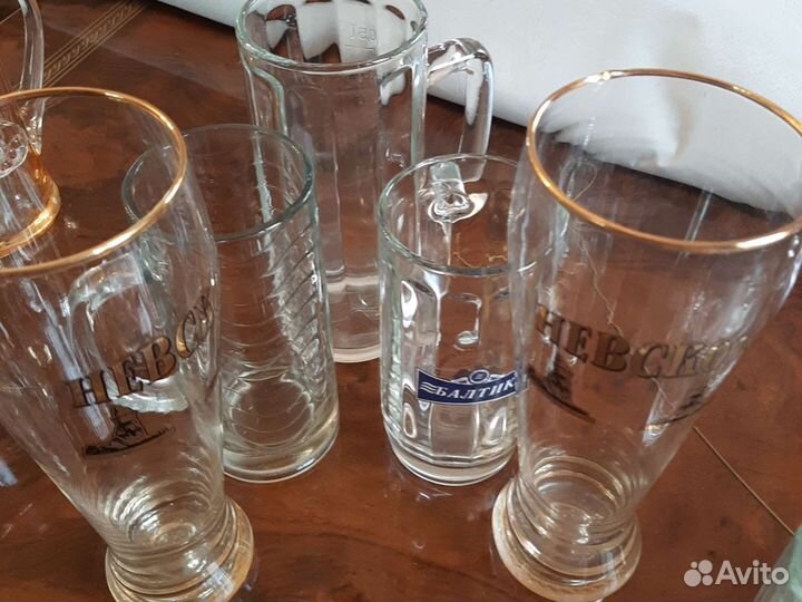 Кружка пивная керамические, деревянные, стеклянн