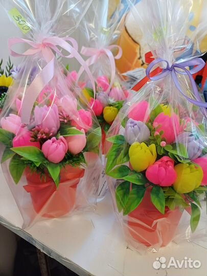 Мыло ручной работы букеты