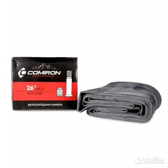 Камера для велосипеда бутиловая comiron 26X4.0 Sch
