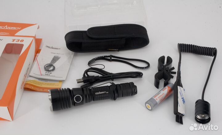 Фонарь тактический для охоты с зарядным устройство