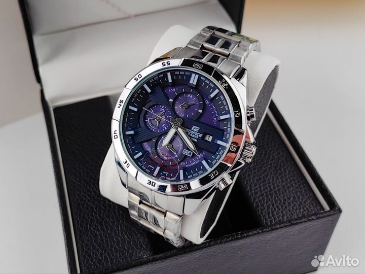 Мужские часы casio edifice blue