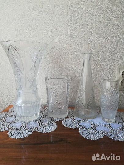 Хрустальные вазы СССР