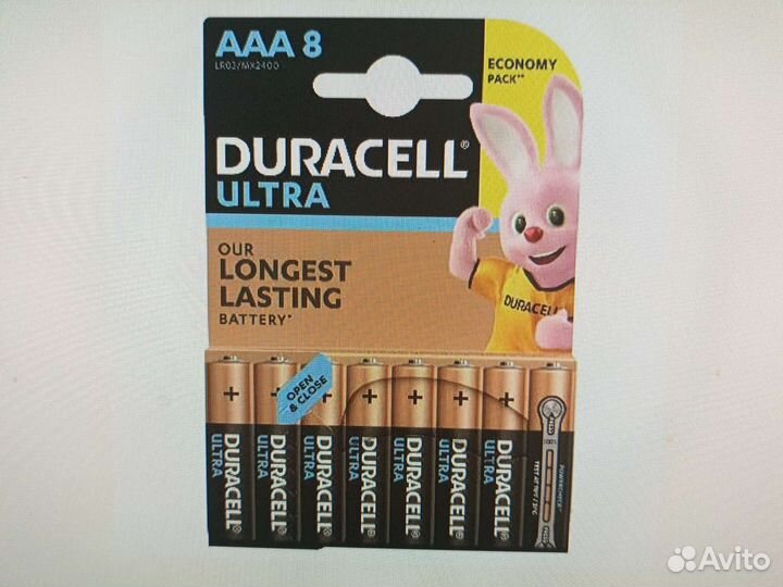 Батарейки Duracell LR03 BL8 Ultra Power 48шт