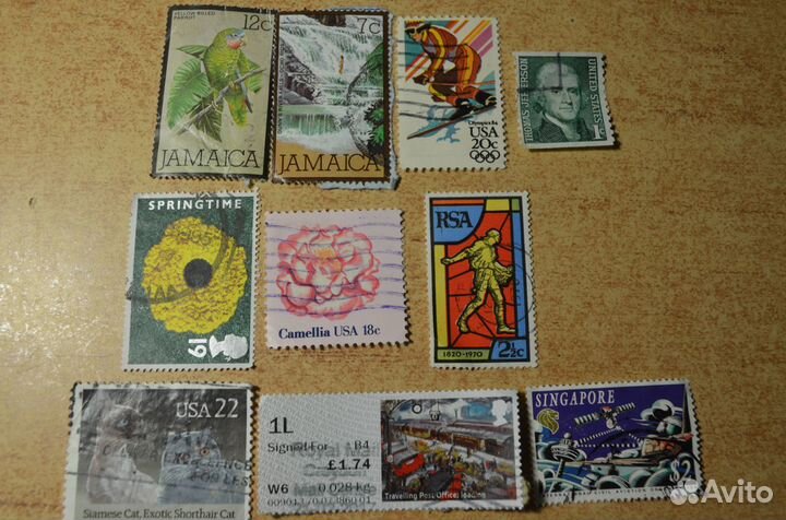 Марки зарубежные 250 за все