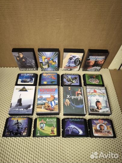 Картриджи для sega mega drive 16 bit