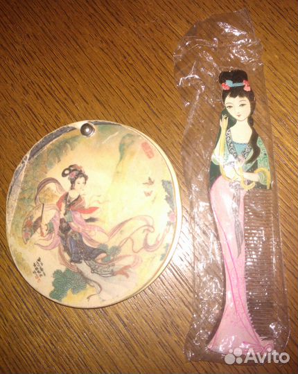 Набор зеркальце и расческа Китай 1950-е годы