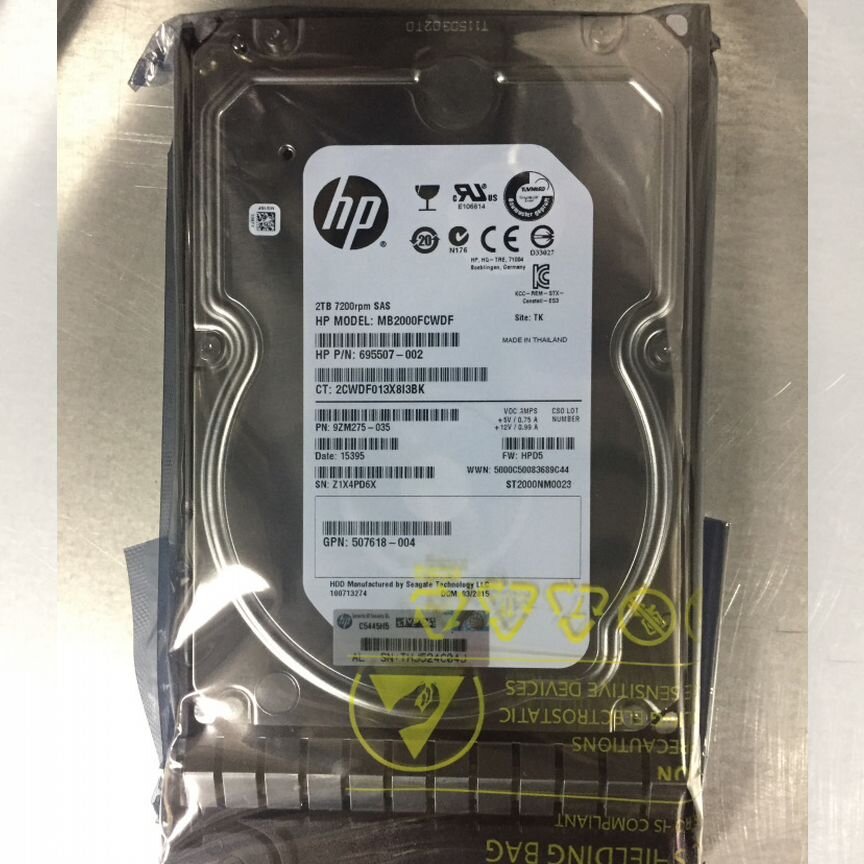 [508010-001] Жесткий Диск Hp 2tb Sas 508010-001