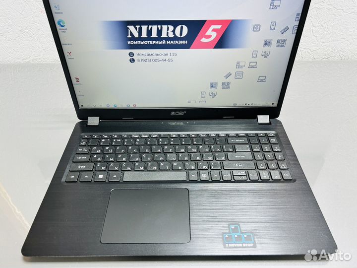 Ноутбук Acer i3-7020 nvidia mx230 2gb