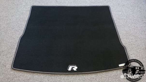 Ковер в багажник для Volkswagen Tiguan II, чёрный