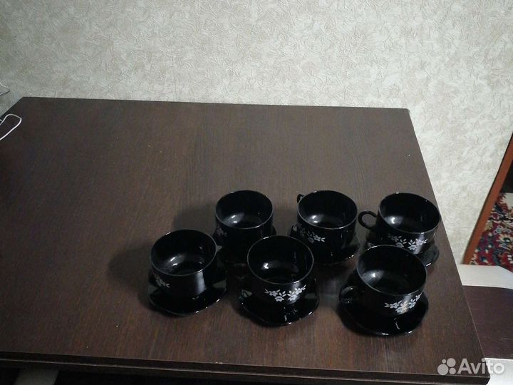 Чашка с блюдечком 6 шт