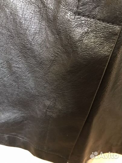 Кожаная юбка