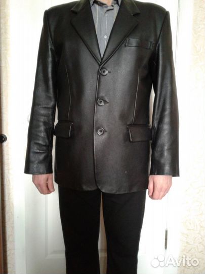 Пиджак мужской, натуральная кожа