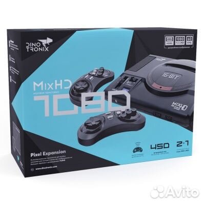 Dinotronix MixHD1080 (450 Встроенных игр)