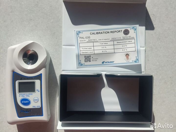 Refractometer atago pal-03s