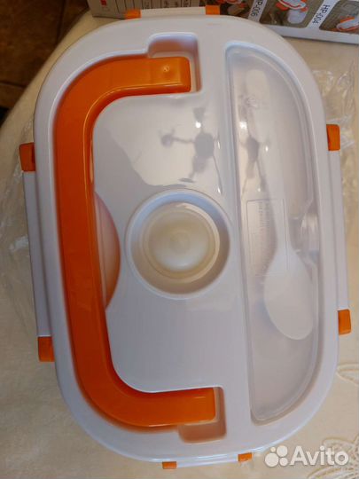 Контейнер для еды с подогревом