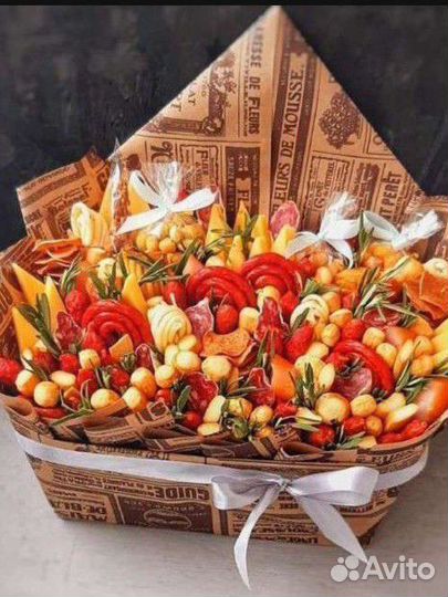 Съедобные букеты для мужчин