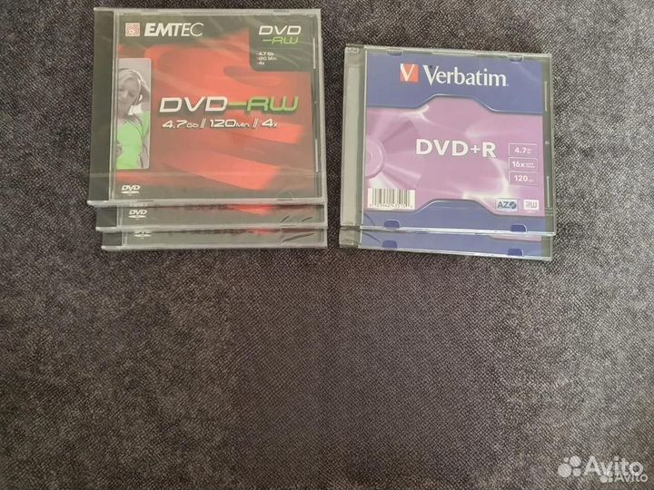Диски DVD-RW, DVD+R