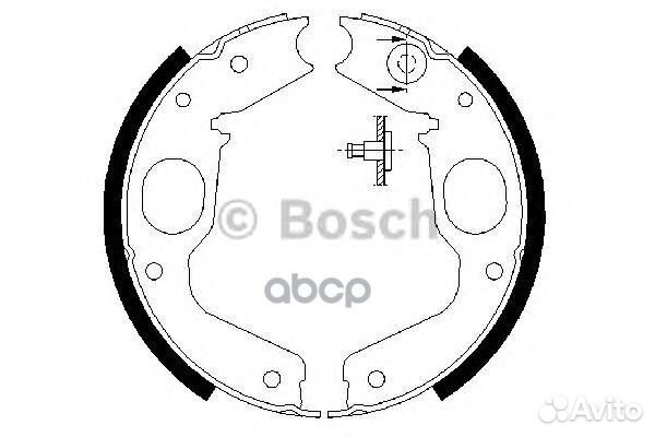 0 986 487 719 GS8695FSB663 MB618914 колодк