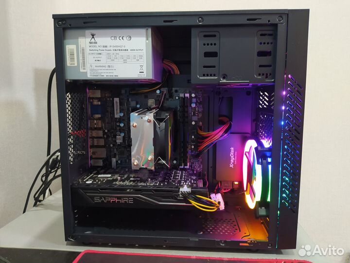 Игровой пк Intel Core i7, RX 570 8GB, 16GB, SSD