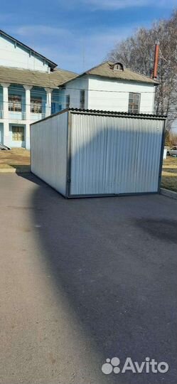 Металлический гараж пенал ракушка