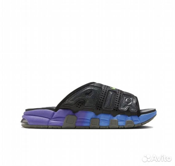 Тапки Nike Air More Uptempo Black Strike