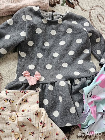Пакет детских вещей на девочку 74-80