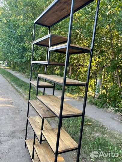 Лофт стеллаж для кафе или дома