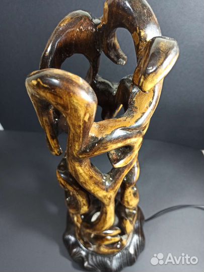 Светильник ночник из дерева хороший подарок