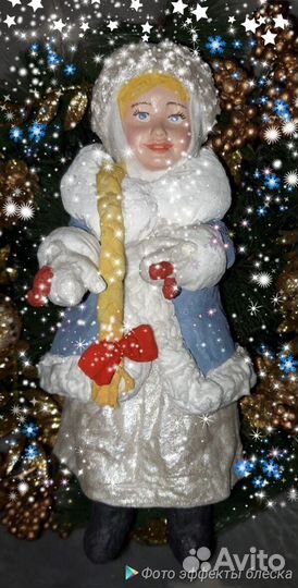 Снегурочка из ваты