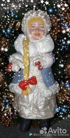 Снегурочка из ваты