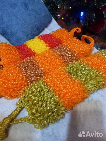 Мочалка ручной работы