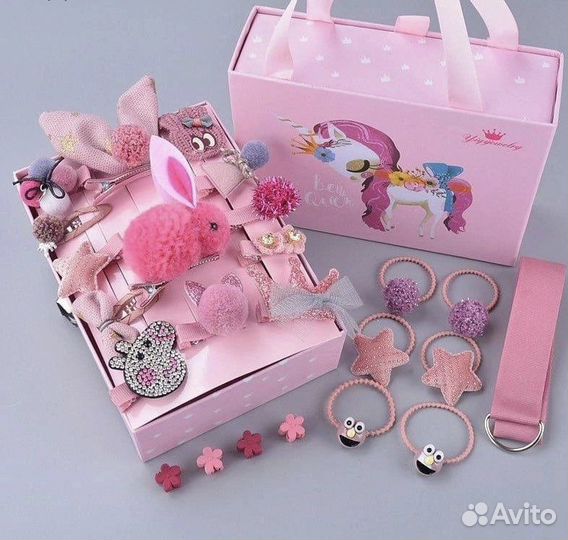 Резиночки заколки набор 24 шт