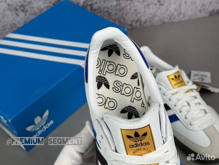 Кеды Adidas Samba White Active Blue