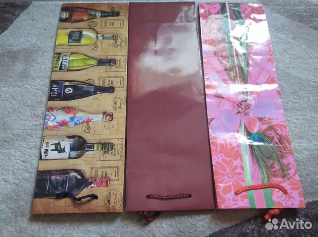 Подарочные пакеты для алкоголя