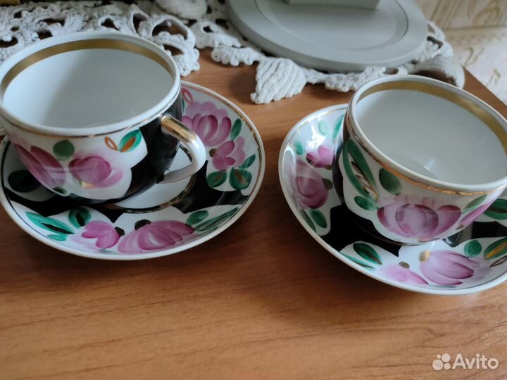 Чайная пара СССР Вербилки отл.сост