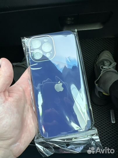 Чехол на iPhone 13 pro max корпус стекло