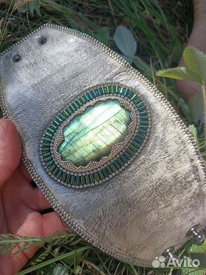 Браслет из кожи наруч