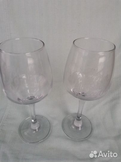 Бокал для вина с надписью