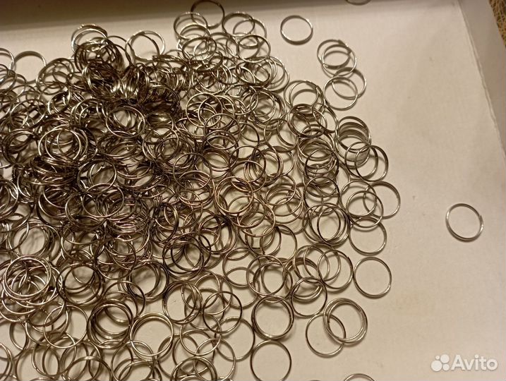 Колечки для хрустальных люстр. 100 шт. в упак