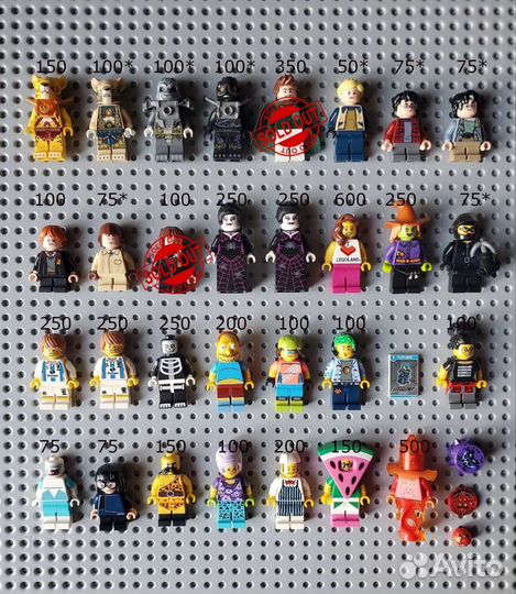 Lego Минифигурки Разное (Объединенно 170 Штук )