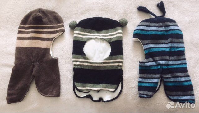 Шапки двойняшкам Reima, шлемы kivat