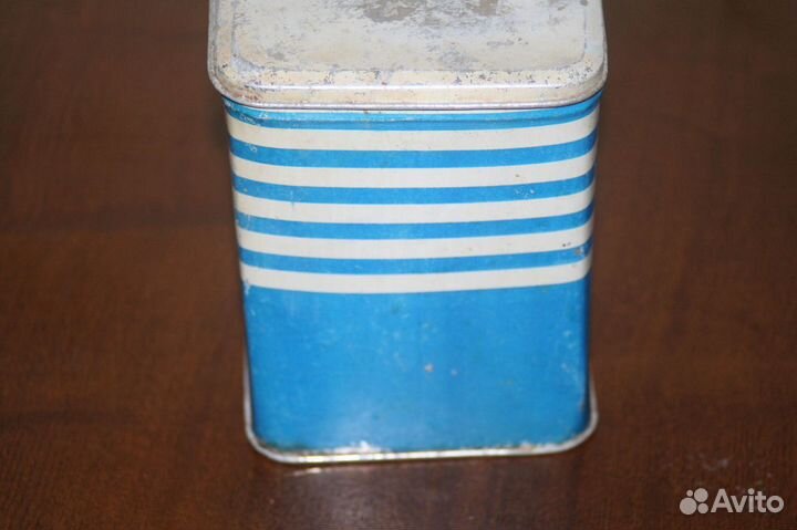 Банка жестяная для муки Ленинград СССР