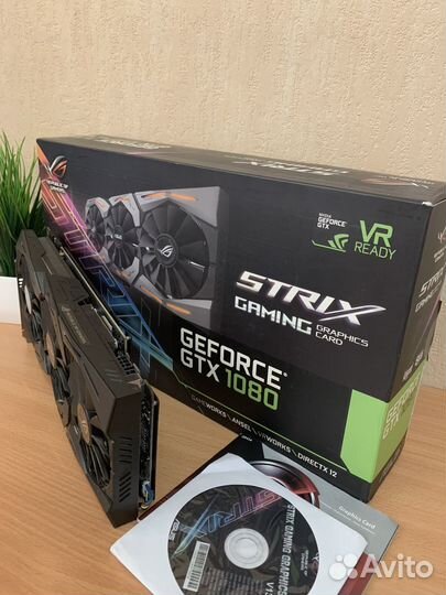 Видеокарта asus rog strix gtx 1080 8gb