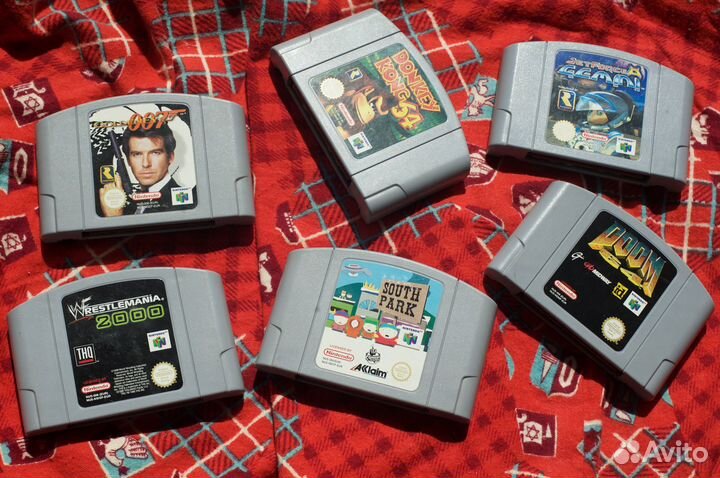 Комплекты игр к Game Boy, Nintendo 64, Sega, Atari