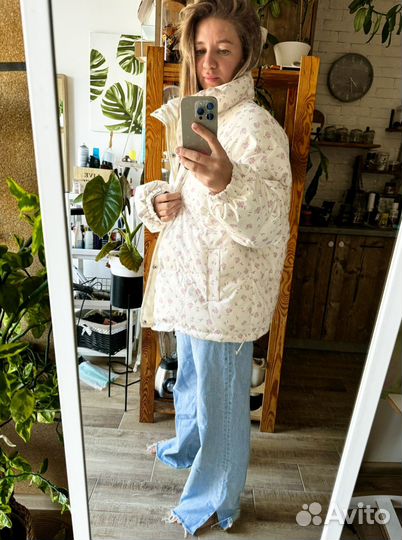 Куртка в цветочек