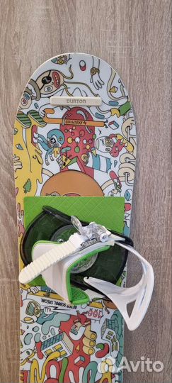 Сноуборд детский burton 100см комплект