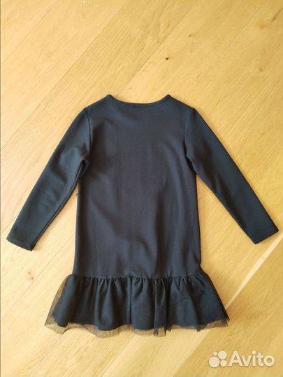 Платье на девочку 122 см праздничное кошка, космос