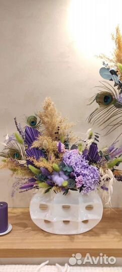 Композиция из сухоцветов