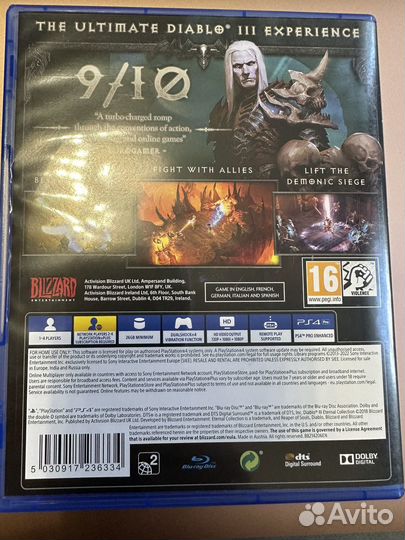 Diablo 3 eternal collection ps4